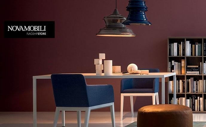 sala da pranzo della linea novamobili